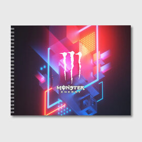 Альбом для рисования с принтом MONSTER ENERGY в Тюмени, 100% бумага
 | матовая бумага, плотность 200 мг. | Тематика изображения на принте: amg | auto | bmw | honda | jdm | mercedes | nissan | porsche | racing | sport | subar | toyota | автомобил | автомобильные | киа | лексус | марка | машины | митсубиси | ниссан | порше | спорт | субару | тесла | тойота | хонда