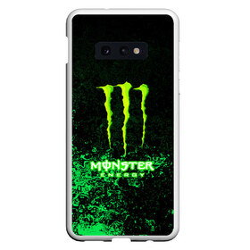 Чехол для Samsung S10E с принтом MONSTER ENERGY в Тюмени, Силикон | Область печати: задняя сторона чехла, без боковых панелей | amg | auto | bmw | honda | jdm | mercedes | nissan | porsche | racing | sport | subar | toyota | автомобил | автомобильные | киа | лексус | марка | машины | митсубиси | ниссан | порше | спорт | субару | тесла | тойота | хонда