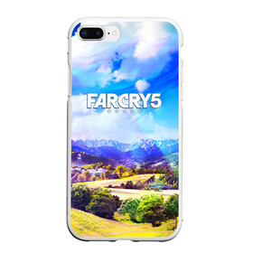 Чехол для iPhone 7Plus/8 Plus матовый с принтом FARCRY 5 в Тюмени, Силикон | Область печати: задняя сторона чехла, без боковых панелей | far cry | farcry | game | ubisof | выживание | джунгли | игры | остров | фар край