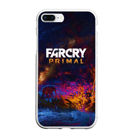 Чехол для iPhone 7Plus/8 Plus матовый с принтом FARCRYPRIMAL в Тюмени, Силикон | Область печати: задняя сторона чехла, без боковых панелей | far cry | farcry | game | ubisof | выживание | джунгли | игры | остров | фар край