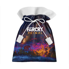 Подарочный 3D мешок с принтом FARCRY:PRIMAL в Тюмени, 100% полиэстер | Размер: 29*39 см | far cry | farcry | game | ubisof | выживание | джунгли | игры | остров | фар край