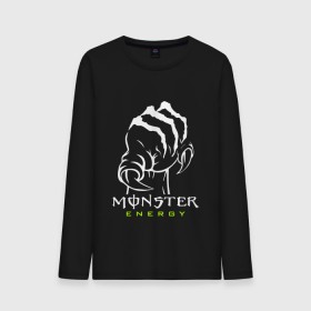 Мужской лонгслив хлопок с принтом MONSTER ENERGY (Z) в Тюмени, 100% хлопок |  | black monster | bmx | claw | cybersport | energy | monster | monster energy | moto | motocross | race | sport | киберспорт | когти | монстер энерджи | монстр | мото | мотокросс | ралли | скейтбординг | спорт | т | энергия