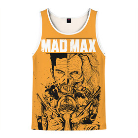 Мужская майка 3D с принтом Mad Max в Тюмени, 100% полиэстер | круглая горловина, приталенный силуэт, длина до линии бедра. Пройма и горловина окантованы тонкой бейкой | mad max | mad max fury road | безумный макс | мад макс | мед макс мэд макс