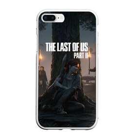 Чехол для iPhone 7Plus/8 Plus матовый с принтом The Last of Us part 2 в Тюмени, Силикон | Область печати: задняя сторона чехла, без боковых панелей | Тематика изображения на принте: ellie | games | joel | naughty dog | night | джоэл | игры | ночь | одни из нас | часть 2 | элли