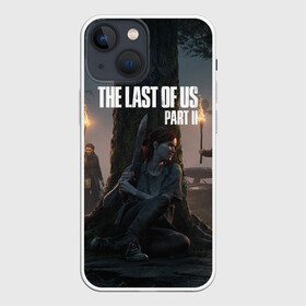 Чехол для iPhone 13 mini с принтом The Last of Us part 2 в Тюмени,  |  | Тематика изображения на принте: ellie | games | joel | naughty dog | night | джоэл | игры | ночь | одни из нас | часть 2 | элли