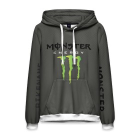 Мужская толстовка 3D с принтом MONSTER ENERGY (Z) в Тюмени, 100% полиэстер | двухслойный капюшон со шнурком для регулировки, мягкие манжеты на рукавах и по низу толстовки, спереди карман-кенгуру с мягким внутренним слоем. | Тематика изображения на принте: black monster | bmx | claw | cybersport | energy | monster | monster energy | moto | motocross | race | sport | киберспорт | когти | монстер энерджи | монстр | мото | мотокросс | ралли | скейтбординг | спорт | энергия