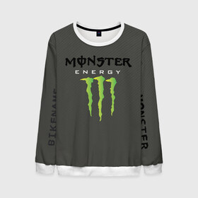 Мужской свитшот 3D с принтом MONSTER ENERGY (Z) в Тюмени, 100% полиэстер с мягким внутренним слоем | круглый вырез горловины, мягкая резинка на манжетах и поясе, свободная посадка по фигуре | black monster | bmx | claw | cybersport | energy | monster | monster energy | moto | motocross | race | sport | киберспорт | когти | монстер энерджи | монстр | мото | мотокросс | ралли | скейтбординг | спорт | энергия