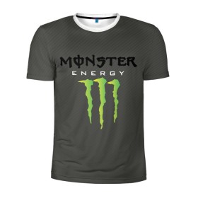 Мужская футболка 3D спортивная с принтом MONSTER ENERGY (Z) в Тюмени, 100% полиэстер с улучшенными характеристиками | приталенный силуэт, круглая горловина, широкие плечи, сужается к линии бедра | Тематика изображения на принте: black monster | bmx | claw | cybersport | energy | monster | monster energy | moto | motocross | race | sport | киберспорт | когти | монстер энерджи | монстр | мото | мотокросс | ралли | скейтбординг | спорт | энергия