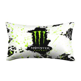 Подушка 3D антистресс с принтом MONSTER ENERGY (Z) в Тюмени, наволочка — 100% полиэстер, наполнитель — вспененный полистирол | состоит из подушки и наволочки на молнии | black monster | bmx | claw | cybersport | energy | monster | monster energy | moto | motocross | race | sport | киберспорт | когти | монстер энерджи | монстр | мото | мотокросс | ралли | скейтбординг | спорт | т | энергия