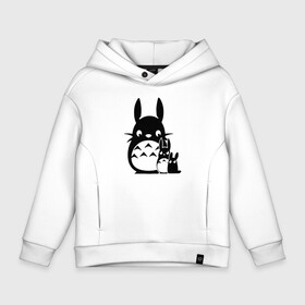 Детское худи Oversize хлопок с принтом Totoro and Friends в Тюмени, френч-терри — 70% хлопок, 30% полиэстер. Мягкий теплый начес внутри —100% хлопок | боковые карманы, эластичные манжеты и нижняя кромка, капюшон на магнитной кнопке | forest | ghibli | japan | miyazaki | nature | neigbor | neighbour | totoro | анимация | аниме | гибли | друг | животные | лес | любовь | милый | мир | миядзаки | мульт | мультфильм | приключения | природа | сказка | сосед | тоторо