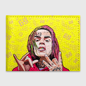 Обложка для студенческого билета с принтом 6IX9INE в Тюмени, натуральная кожа | Размер: 11*8 см; Печать на всей внешней стороне | Тематика изображения на принте: 6ix9ine | gooba | hernandez | tekashi