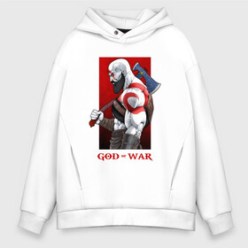 Мужское худи Oversize хлопок с принтом GOD OF WAR в Тюмени, френч-терри — 70% хлопок, 30% полиэстер. Мягкий теплый начес внутри —100% хлопок | боковые карманы, эластичные манжеты и нижняя кромка, капюшон на магнитной кнопке | ascension | betrayal | chains of olympus | cratos | ghost of sparta | god of war | hack and slash | kratos | бог войны | кратос