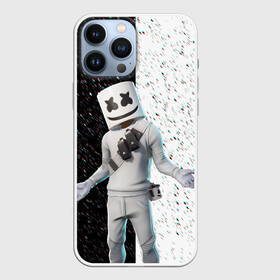 Чехол для iPhone 13 Pro Max с принтом FORTNITE x MARSHMELLO в Тюмени,  |  | deadmau5 | fortnite | fortnite 2 | fortnite x маршмелло | ikonik | marshmello | ninja | ninja streamer | raven | travis scott | ворон | иконик | ниндзя | пили | рейвен | трэвис скотт | фортнайт