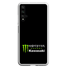 Чехол для Honor 20 с принтом MONSTER ENERGY KAWASAKI (Z) в Тюмени, Силикон | Область печати: задняя сторона чехла, без боковых панелей | Тематика изображения на принте: bike | energy | kawasaki | monster | monster energy | moto | motocross | ninja | sport | zzr | кавасаки | кавасаки ниндзя | монстер энерджи | монстр | мото | мотокросс | ниндзя | спорт | энергия