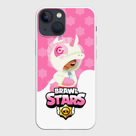 Чехол для iPhone 13 mini с принтом Brawl stars Unicorn. в Тюмени,  |  | bibi | brawl stars | coach mike | leon | leon shark | mecha crow | mr.p | sally leon | sandy | sprout | unicorn | virus 8 bit | биби | бравл старс | вирус 8 бит | леон | оборотень | спроут | сэли леон