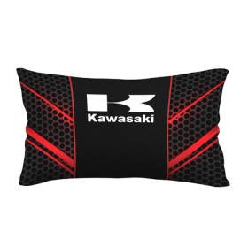 Подушка 3D антистресс с принтом KAWASAKI (Z) в Тюмени, наволочка — 100% полиэстер, наполнитель — вспененный полистирол | состоит из подушки и наволочки на молнии | bike | kawasaki | moto | motocycle | ninja | sportmotorcycle | zzr | кавасаки | кавасаки ниндзя | мото | мотоспорт | ниндзя