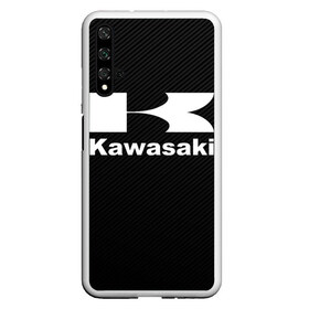 Чехол для Honor 20 с принтом KAWASAKI (Z) в Тюмени, Силикон | Область печати: задняя сторона чехла, без боковых панелей | Тематика изображения на принте: bike | kawasaki | moto | motocycle | ninja | sportmotorcycle | zzr | кавасаки | кавасаки ниндзя | мото | мотоспорт | ниндзя