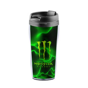 Термокружка-непроливайка с принтом MONSTER ENERGY в Тюмени, внутренняя часть — пищевой пластик, наружная часть — прозрачный пластик, между ними — полиграфическая вставка с рисунком | объем — 350 мл, герметичная крышка | Тематика изображения на принте: energy | honda | mercedes | monster energy | porsche | racing | sport | toyota | автомобил | автомобильные | марка | машины | митсубиси | монстр | монстр энерджи | порше | спорт | тесла | тойота | хонда