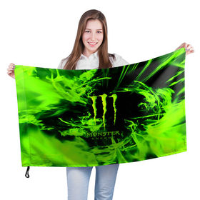 Флаг 3D с принтом MONSTER ENERGY в Тюмени, 100% полиэстер | плотность ткани — 95 г/м2, размер — 67 х 109 см. Принт наносится с одной стороны | energy | honda | mercedes | monster energy | porsche | racing | sport | toyota | автомобил | автомобильные | марка | машины | митсубиси | монстр | монстр энерджи | порше | спорт | тесла | тойота | хонда