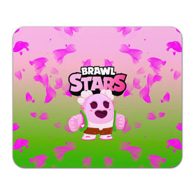 Коврик для мышки прямоугольный с принтом Sakura Spike Brawl Stars в Тюмени, натуральный каучук | размер 230 х 185 мм; запечатка лицевой стороны | brawl | brawl stars | sakura spike | spike | бравл | бравл кактус | бравл старс | кактус | сакура спайк | спайк | спайк бравл старс