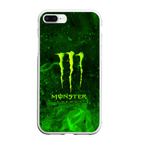 Чехол для iPhone 7Plus/8 Plus матовый с принтом MONSTER ENERGY в Тюмени, Силикон | Область печати: задняя сторона чехла, без боковых панелей | energy | honda | mercedes | monster energy | porsche | racing | sport | toyota | автомобил | автомобильные | марка | машины | митсубиси | монстр | монстр энерджи | порше | спорт | тесла | тойота | хонда