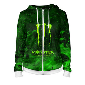 Женская толстовка 3D на молнии с принтом MONSTER ENERGY в Тюмени, 100% полиэстер | длина до линии бедра, манжеты и пояс оформлены мягкой тканевой резинкой, двухслойный капюшон со шнурком для регулировки, спереди молния, по бокам два кармана | energy | honda | mercedes | monster energy | porsche | racing | sport | toyota | автомобил | автомобильные | марка | машины | митсубиси | монстр | монстр энерджи | порше | спорт | тесла | тойота | хонда