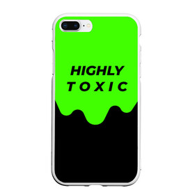 Чехол для iPhone 7Plus/8 Plus матовый с принтом HIGHLY toxic 0 2 в Тюмени, Силикон | Область печати: задняя сторона чехла, без боковых панелей | Тематика изображения на принте: green | neon | street style | style | toxic
