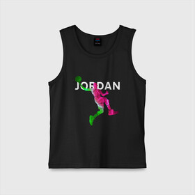 Детская майка хлопок с принтом MICHAEL JORDAN (Z) в Тюмени,  |  | 23 | bulls | chicago bulls | jordan | logo | michael jordan | nba | paris saint germain | psg | red | sport | быки | джордан | лого | майкл джордан | псж | спорт | чикаго буллс