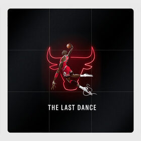 Магнитный плакат 3Х3 с принтом The Last Dance в Тюмени, Полимерный материал с магнитным слоем | 9 деталей размером 9*9 см | air | ball | basket | basketball | bulls | chicago | dance | jordan | jordans | jumpman | last | nba | sport | баскетбол | джордан | майкл | мяч | нба | последний | спорт | танец