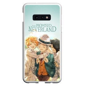 Чехол для Samsung S10E с принтом The Promised Neverland в Тюмени, Силикон | Область печати: задняя сторона чехла, без боковых панелей | anime | emma | mango | the promised neverland | yakusoku no neverland | аниме | манга | обещанная страна грёз | обещанный неверленд