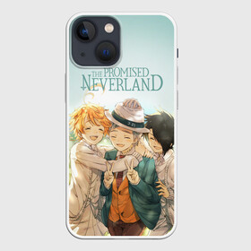 Чехол для iPhone 13 mini с принтом The Promised Neverland в Тюмени,  |  | anime | emma | mango | the promised neverland | yakusoku no neverland | аниме | манга | обещанная страна грёз | обещанный неверленд