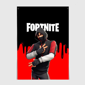 Постер с принтом FORTNITE x IKONIK в Тюмени, 100% бумага
 | бумага, плотность 150 мг. Матовая, но за счет высокого коэффициента гладкости имеет небольшой блеск и дает на свету блики, но в отличии от глянцевой бумаги не покрыта лаком | deadmau5 | fortnite | fortnite 2 | fortnite x маршмелло | ikonik | marshmello | ninja | ninja streamer | raven | travis scott | ворон | иконик | ниндзя | пили | рейвен | трэвис скотт | фортнайт