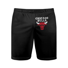 Мужские шорты спортивные с принтом CHICAGO BULLS  ЧИКАГО БУЛЛС ЛОГО НА КАРМАШКЕ в Тюмени,  |  | Тематика изображения на принте: bulls | chicago | chicago bulls | nba | red bulls | usa | америка | быки | нба | сша | чикаго буллс