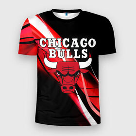 Мужская футболка 3D спортивная с принтом CHICAGO BULLS | ЧИКАГО БУЛЛС в Тюмени, 100% полиэстер с улучшенными характеристиками | приталенный силуэт, круглая горловина, широкие плечи, сужается к линии бедра | 23 | bulls | chicago bulls | jordan | logo | michael jordan | nba | paris saint germain | psg | red | sport | быки | джордан | лого | майкл джордан | псж | спорт | чикаго буллс