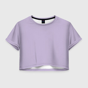 Женская футболка Crop-top 3D с принтом Лаванда в Тюмени, 100% полиэстер | круглая горловина, длина футболки до линии талии, рукава с отворотами | mask | medical mask | virus | вирус | коронавирус | маска | медицинская маска