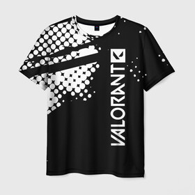 Мужская футболка 3D с принтом Valorant в Тюмени, 100% полиэфир | прямой крой, круглый вырез горловины, длина до линии бедер | best | beta | riot | valorant | автоматы | валорант | гайд | дробовики | пистолеты | пулеметы | спецназ | хайлайты