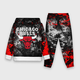 Детский костюм 3D (с толстовкой) с принтом CHICAGO BULLS в Тюмени,  |  | bulls | chicago | chicago bulls | nba | red bulls | usa | америка | быки | нба | сша | чикаго буллс