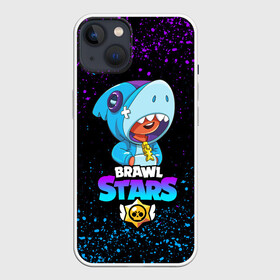 Чехол для iPhone 13 с принтом BRAWL STARS LEON SHARK в Тюмени,  |  | bibi | brawl stars | coach mike | crow | gale | leon | leon shark | max | mecha crow | mortis | mr.p | phoenix | sally leon | sandy | spike | sprout | tara | unicorn | virus 8 bit | werewolf | ворон | оборотень