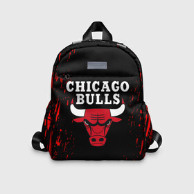 Детский рюкзак 3D с принтом CHICAGO BULLS | ЧИКАГО БУЛЛС в Тюмени, 100% полиэстер | лямки с регулируемой длиной, сверху петелька, чтобы рюкзак можно было повесить на вешалку. Основное отделение закрывается на молнию, как и внешний карман. Внутри дополнительный карман. По бокам два дополнительных кармашка | Тематика изображения на принте: bulls | chicago | chicago bulls | nba | red bulls | usa | америка | быки | нба | сша | чикаго буллс