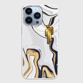 Чехол для iPhone 13 Pro с принтом Billie Eilish Gold в Тюмени,  |  | billie eilish | billie eilish gold | bud guy | gold блонш | logo | айлиш | айлишь | билли | билли айлиш | блонч | блонш | золотой | золотой логотип | лого | логотип билли айлиш | человечек