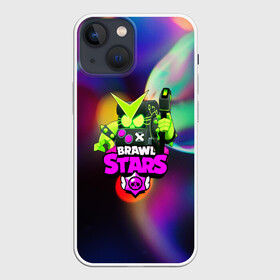 Чехол для iPhone 13 mini с принтом BRAWL STARS:VIRUS в Тюмени,  |  | 8 | 8 bit | bibi | brawl stars | brock | bull | crow | dinomike | el primo | leon | mobile game | mr.p | nita | poko | ricochet | stars | tara | бравл старс | ворон | леон | мобильные игры