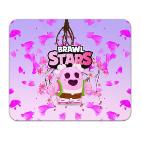 Коврик для мышки прямоугольный с принтом Sakura Spike Brawl Stars в Тюмени, натуральный каучук | размер 230 х 185 мм; запечатка лицевой стороны | brawl | brawl stars | sakura spike | spike | бравл | бравл кактус | бравл старс | кактус | сакура спайк | спайк | спайк бравл старс