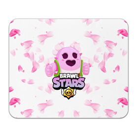 Коврик для мышки прямоугольный с принтом Sakura Spike Brawl Stars в Тюмени, натуральный каучук | размер 230 х 185 мм; запечатка лицевой стороны | brawl | brawl stars | sakura spike | spike | бравл | бравл кактус | бравл старс | кактус | сакура спайк | спайк | спайк бравл старс