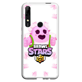 Чехол для Honor P Smart Z с принтом Sakura Spike Brawl Stars в Тюмени, Силикон | Область печати: задняя сторона чехла, без боковых панелей | brawl | brawl stars | sakura spike | spike | бравл | бравл кактус | бравл старс | кактус | сакура спайк | спайк | спайк бравл старс