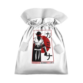 Подарочный 3D мешок с принтом Гуррен Лаганн Камина в Тюмени, 100% полиэстер | Размер: 29*39 см | gurren | japan | kamina | lagann | аниме | бур | гуррен | гуррендан | ёко | иероглифы | камина | лаганн | промар | самурай | симон | стиль | япония | японский