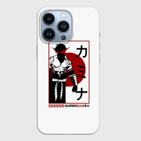 Чехол для iPhone 13 Pro с принтом Гуррен Лаганн Камина в Тюмени,  |  | gurren | japan | kamina | lagann | аниме | бур | гуррен | гуррендан | ёко | иероглифы | камина | лаганн | промар | самурай | симон | стиль | япония | японский
