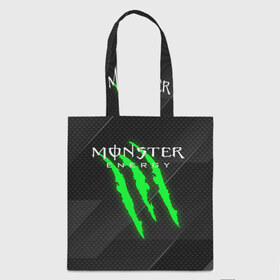 Сумка 3D повседневная с принтом MONSTER ENERGY (Z) в Тюмени, 100% полиэстер | Плотность: 200 г/м2; Размер: 34×35 см; Высота лямок: 30 см | black monster | bmx | claw | cybersport | energy | monster | monster energy | moto | motocross | race | sport | киберспорт | когти | монстер энерджи | монстр | мото | мотокросс | ралли | скейтбординг | спорт | то | энергия