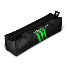 Пенал 3D с принтом MONSTER ENERGY (Z) в Тюмени, 100% полиэстер | плотная ткань, застежка на молнии | black monster | bmx | claw | cybersport | energy | monster | monster energy | moto | motocross | race | sport | киберспорт | когти | монстер энерджи | монстр | мото | мотокросс | ралли | скейтбординг | спорт | то | энергия