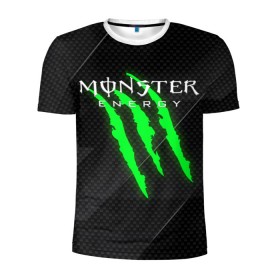 Мужская футболка 3D спортивная с принтом MONSTER ENERGY (Z) в Тюмени, 100% полиэстер с улучшенными характеристиками | приталенный силуэт, круглая горловина, широкие плечи, сужается к линии бедра | black monster | bmx | claw | cybersport | energy | monster | monster energy | moto | motocross | race | sport | киберспорт | когти | монстер энерджи | монстр | мото | мотокросс | ралли | скейтбординг | спорт | то | энергия
