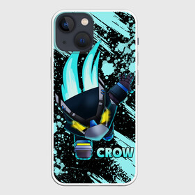 Чехол для iPhone 13 mini с принтом Brawl Stars CROW в Тюмени,  |  | 8 bit | 8 бит | bibi | brawl | brawl stars | crow | leon | spike | sprout | stars | бравл | бравл старс | браво старс | игра | компьютерная | кров | леон | онлайн | старс